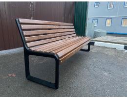 Чугунная скамейка "Лотос"